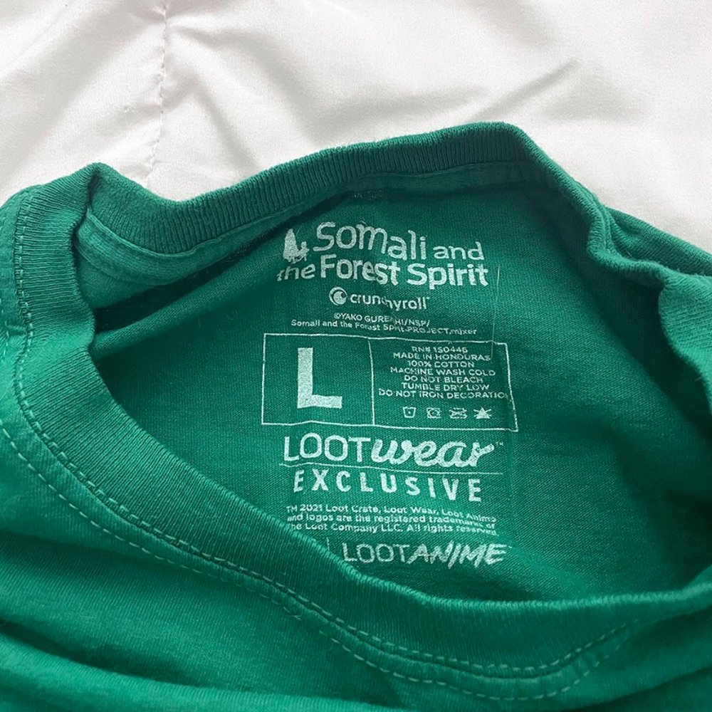 Loot Crate Green Somali and the Forest Spirit Graphic T-Shirt - Picture 3 of 3